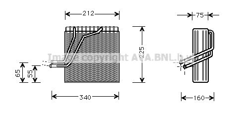 AVA QUALITY COOLING Испаритель, кондиционер VWV030